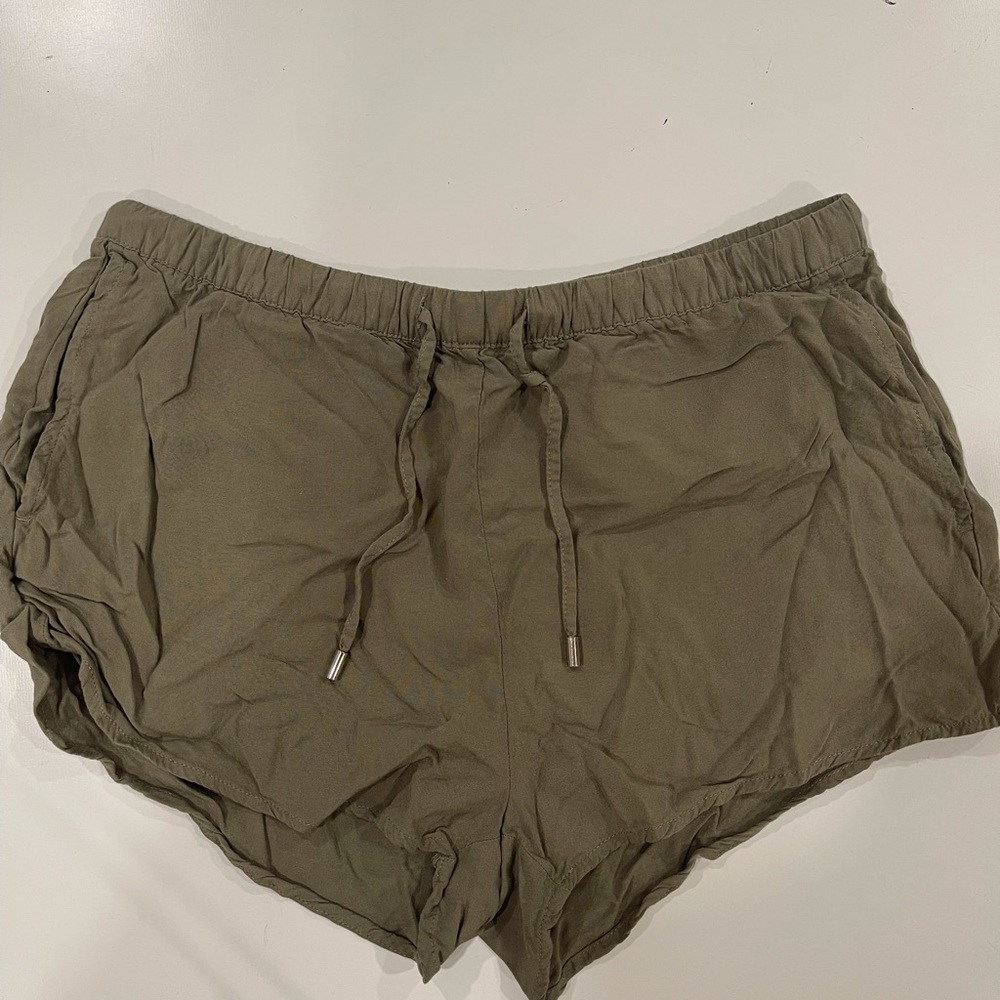 Green shorts